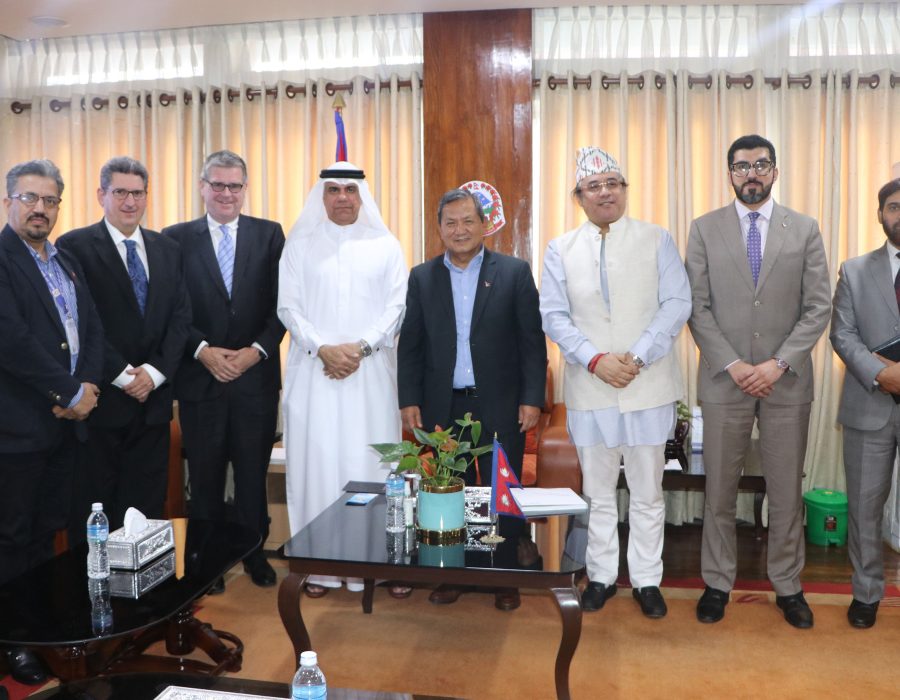 सञ्चारमन्त्रीसँग युएइको सेक्युरिटी प्रिन्टिङ प्रेस टिमको छलफल