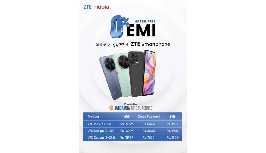 ZTE Nubia smartphones now available with 0 percent EMI