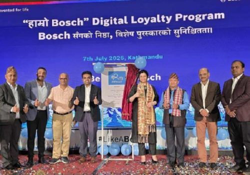बोश नेपालले मेकानिकहरुको लागि ल्यायो डिजिटल लोयल्टी कार्यक्रम ‘हाम्रो बोश’