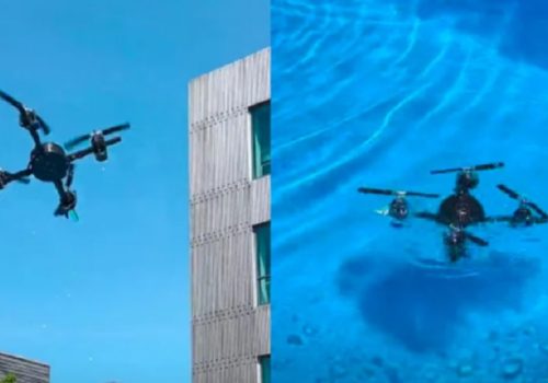 डेनमार्कका विद्यार्थीहरूले तयार पारे उडेर पानीमा डुब्ने र फेरि उड्न सक्ने हाइब्रिड ड्रोन