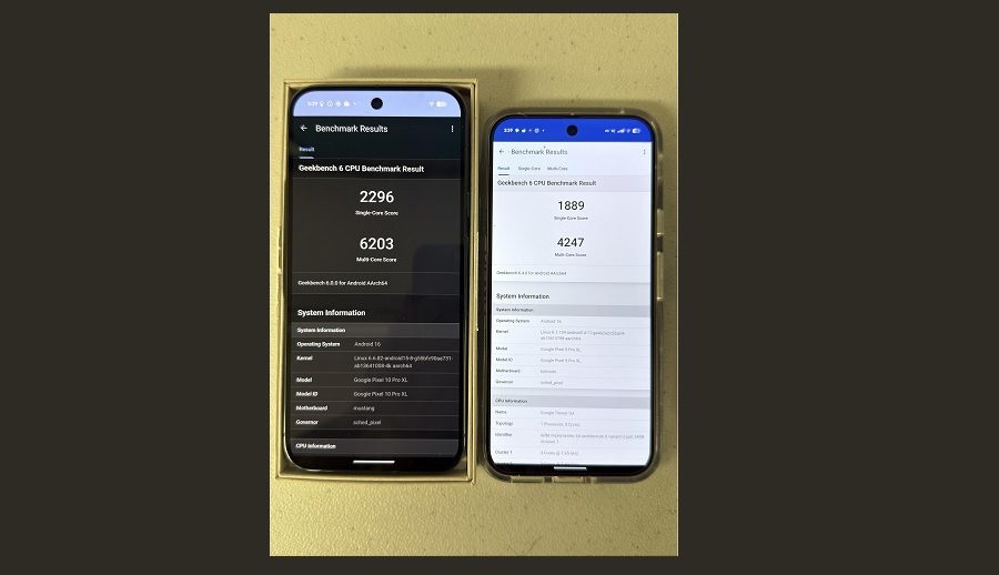 गुगल पिक्सेल १० प्रो एक्सएल गीकबेन्च डाटाबेसमा देखा पर्यो