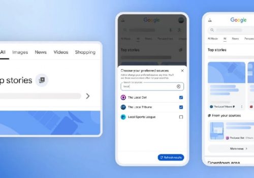 गुगल सर्चले मनपर्ने स्रोतहरूबाट थप सामग्री देखाउने