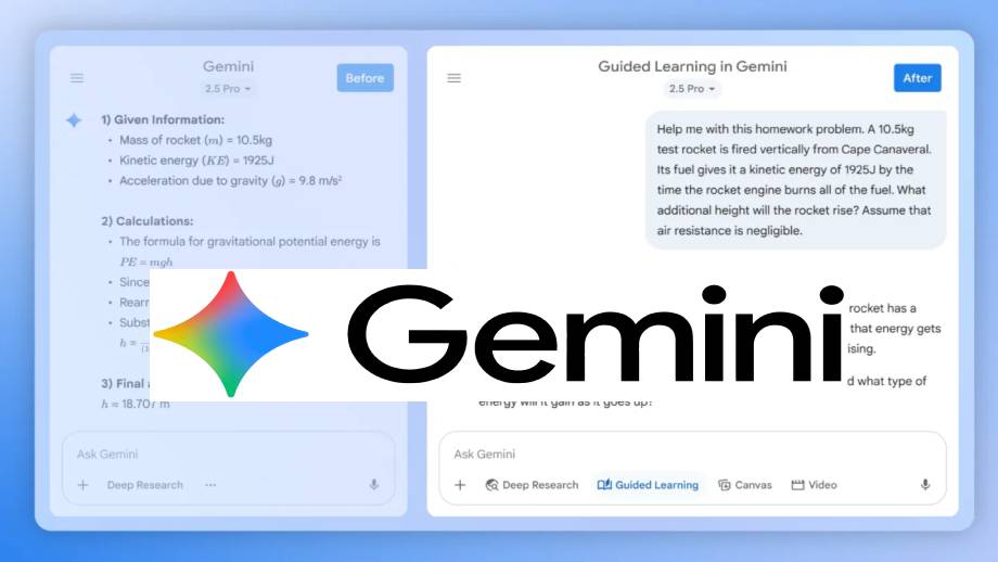 गुगलले जेमिनीमा ल्यायो च्याटजीपीटीको ‘स्टडी मोड’ लाई टक्कर दिने टूल “गाइडेड लर्निङ”