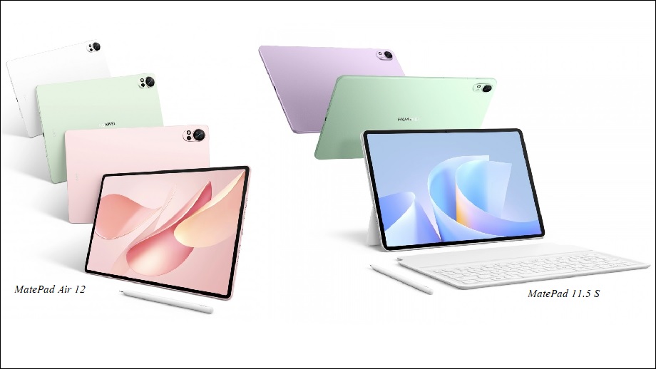 ह्वावेले मेटप्याड एयर १२ र मेटप्याड ११.५ एस प्रस्तुत गर्यो
