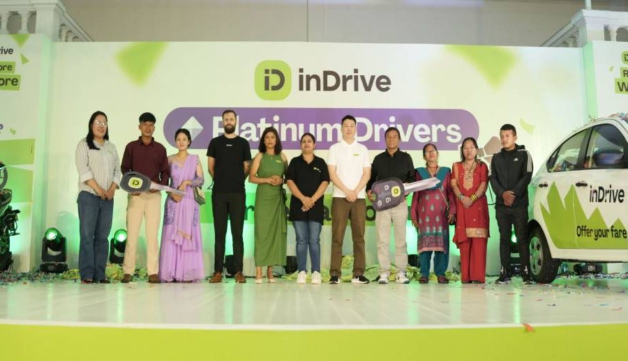 inDrive celebrates the Grand Prize winners of the Platinum Drivers Giveaway Campaign in Nepal