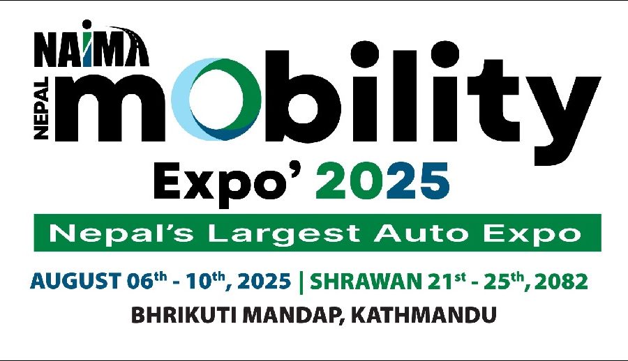 नाईमा नेपाल मोबिलिटी एक्स्पो २०२५ श्रावण २१ गतेदेखि