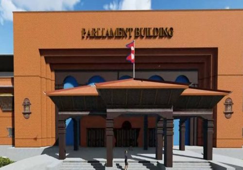 नयाँ संसद् भवनमा जडित ‘कन्फ्रेन्सिङ सिस्टम’ को ‘डेमो’ प्रदर्शन