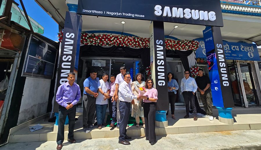 सामसङ प्लाजाले पोखराको नयाँ सडकमा नयाँ शोरुम सञ्चालनमा