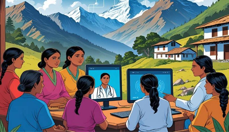 पाँचपोखरी गाउँपालिकामा टेलिमेडिसिन सेवा शुरु, प्रधानमन्त्रीद्वारा उद्घाटन