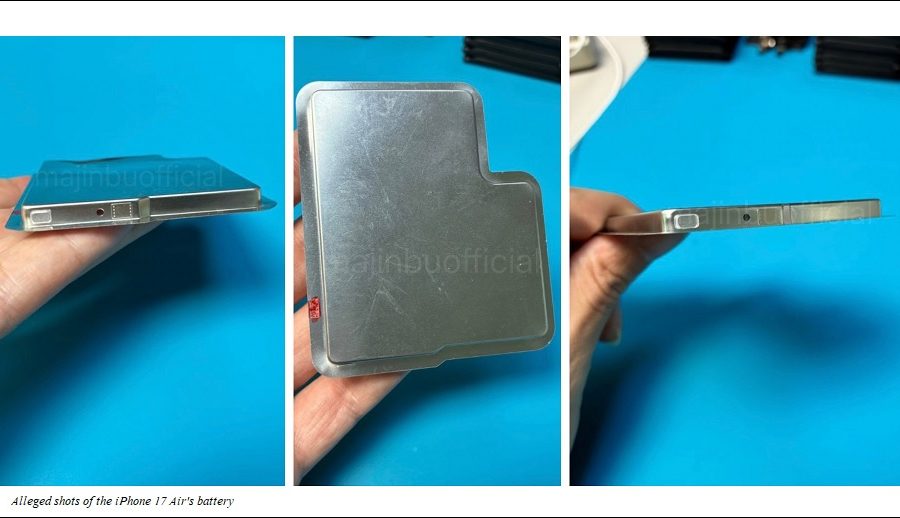 आईफोन १७ एयरमा निकै सानो आकारको ब्याट्री हुने