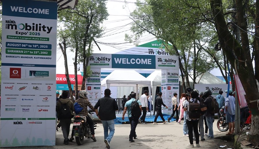नाइमा नेपाल मोबिलिटी एक्स्पोको टिकट बेलुका ७ बजेसम्म किन्न पाईने र प्रदर्शनी ८ बजेसम्म अवलोकन गर्न सकिने