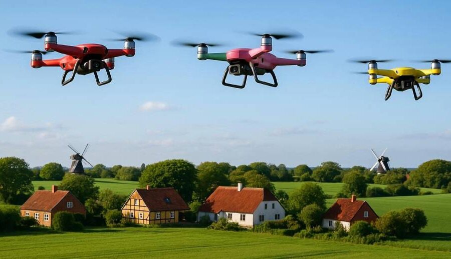 डेनमार्कमा पुनः ड्रोन गतिविधि, विमानस्थलहरू अस्थायी रूपमा बन्द