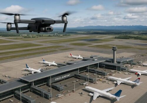 विमानस्थल नजिकै उडेको ड्रोन नर्वे प्रहरीको नियन्त्रणमा