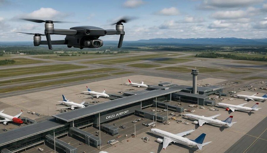 विमानस्थल नजिकै उडेको ड्रोन नर्वे प्रहरीको नियन्त्रणमा