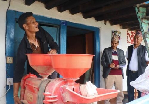 विद्युत् विस्तारपछि भोजपुरका गाउँ–गाउँमा चल्छन् ‘विद्युतीय मिल’