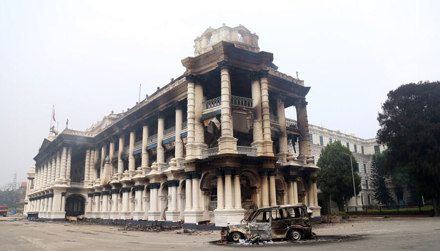 तोडफोड र आगजनीपछि महत्त्वपूर्ण संरचनामा अपुरणीय क्षति, करिब दुई लाखभन्दा बढी लाइसेन्स जलेर पूर्णरूपमा नष्ट