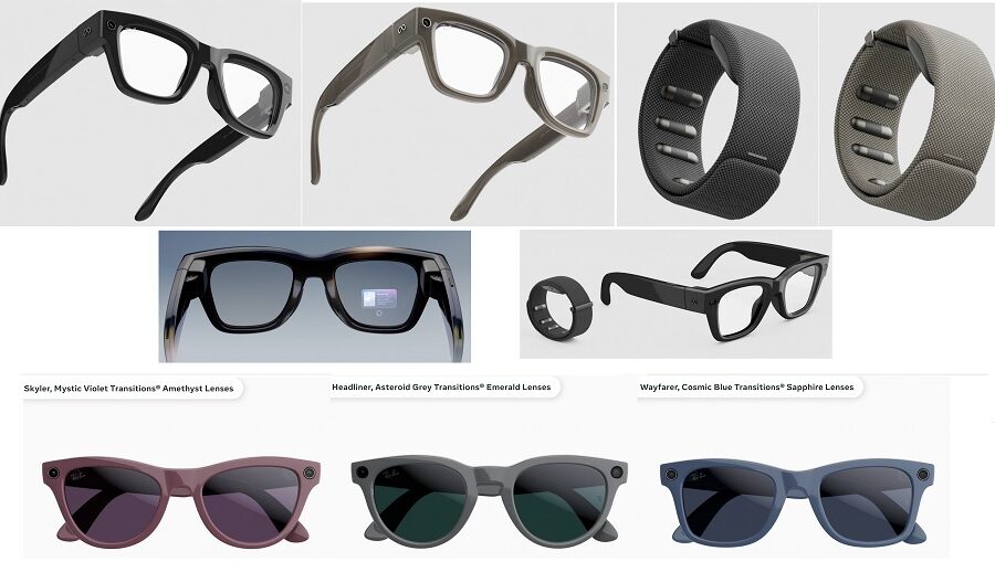 मेटाले रे–ब्यान डिस्प्ले र रे–ब्यान मेटा (जेन २) स्मार्ट ग्लासेस अनावरण गर्यो