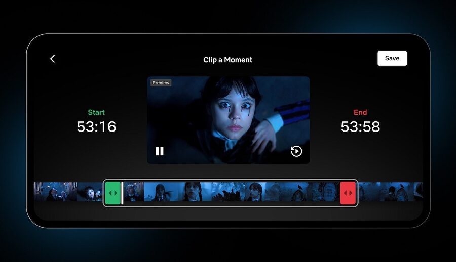 नेटफ्लिक्सले मोमेन्ट्स सुविधा अपडेट गर्यो; चलचित्र र कार्यक्रमहरूबाट उत्कृष्ट भागहरू साझा गर्न सजिलो हुने