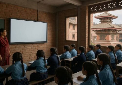 काठमाडौं महानगरले तिहारअघि नै सामुदायिक विद्यालयहरुमा एक हजारभन्दा बढी स्मार्ट बोर्ड जडान गर्ने