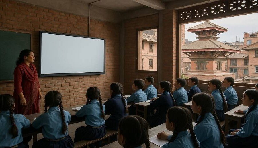 काठमाडौं महानगरले तिहारअघि नै सामुदायिक विद्यालयहरुमा एक हजारभन्दा बढी स्मार्ट बोर्ड जडान गर्ने