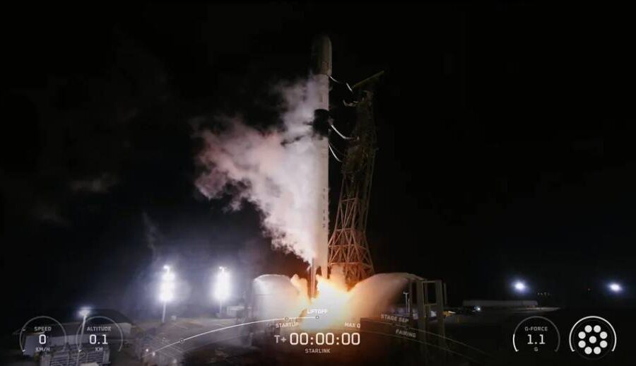 स्पेसएक्सद्वारा २४ स्टारलिङ्क स्याटेलाइट पृथ्वीको तल्लो कक्षमा प्रक्षेपण