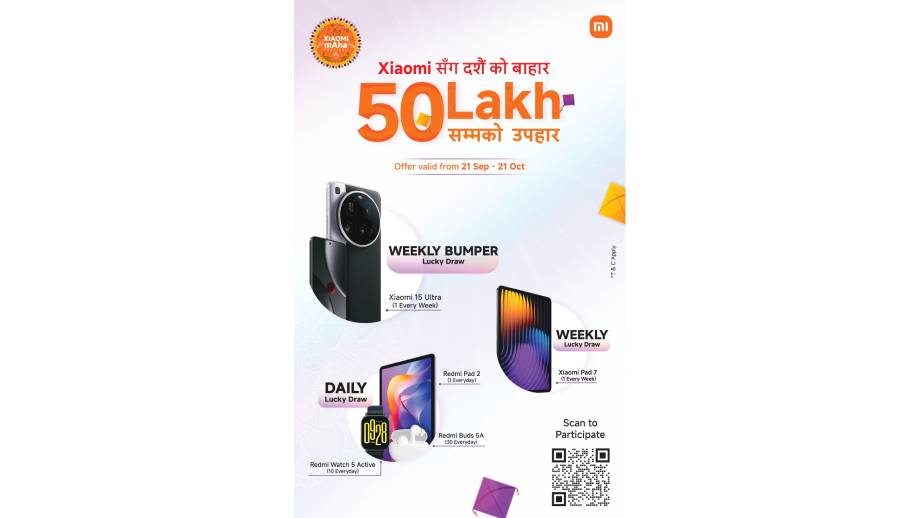 Xiaomi announces Grand Dashain Scheme with gifts worth up to Rs. 50 Lakh
