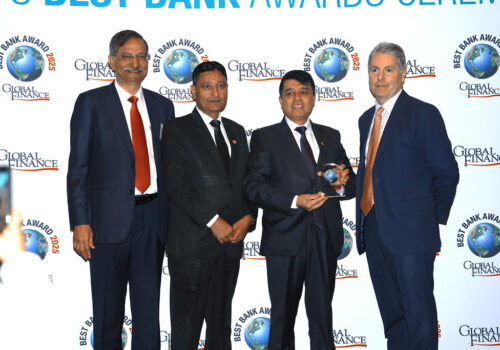 ग्लोबल आइएमई बैंक दोस्रो पटक ग्लोबल फाइनान्सको “बेष्ट बैंक अवार्ड” बाट सम्मानित