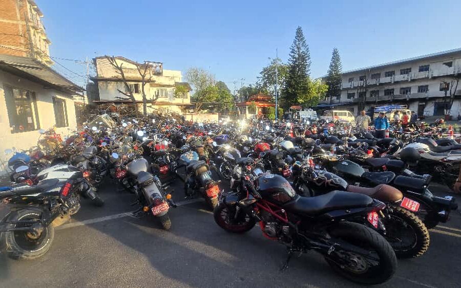 काठमाडौँ उपत्यकामा स्वरुप परिर्वतन गरिएका २७५ मोटरसाइकल मोटरसाइकल नियन्त्रणमा