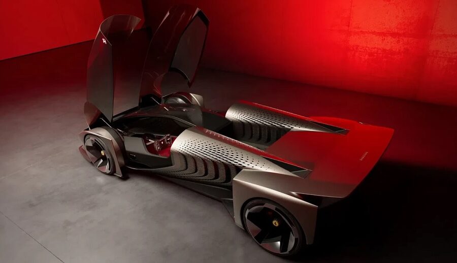 फरारीले आश्चर्यचकित पार्दै भौतिक रूपमा अवस्थित नभएको एउटा अनौठो अवधारणा प्रस्तुत गर्यो