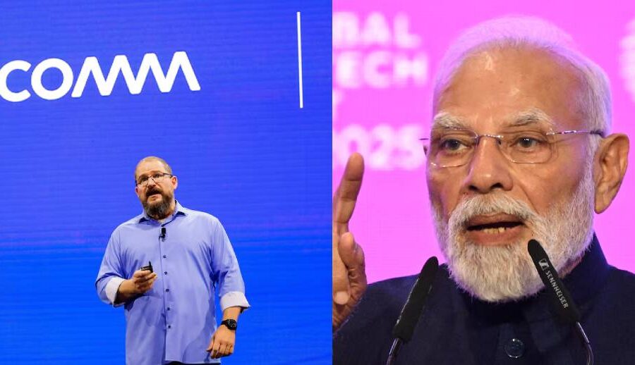 भारतीय प्रधानमन्त्री मोदीले भेटे क्वालकमका अध्यक्ष तथा मुख्य कार्यकारी सीईओ