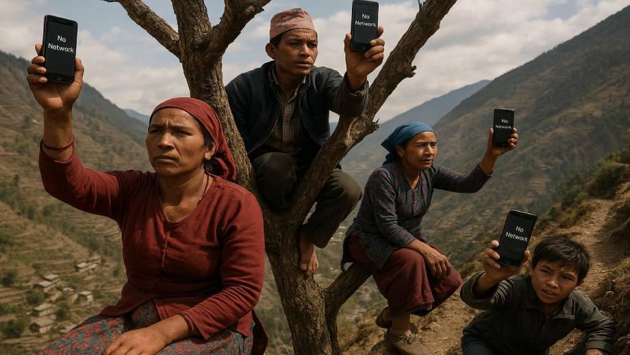 जुम्लाको हिँयाखोलामा टेलिफोन ‘नेटवर्क’ मा समस्या