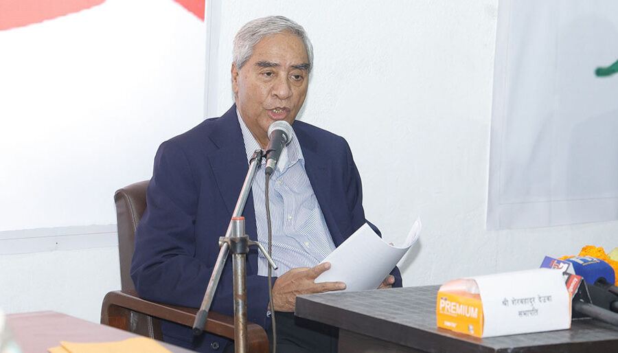 कृत्रिम बौद्धिकता प्रविधिका माध्यमले आफ्नो प्रतिष्ठा र छवि गिराउन सुनियोजित रूपमा झुटा प्रचार गरिएको देउवाको आरोप