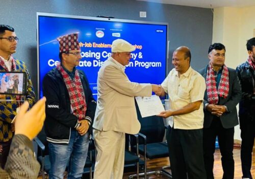 जेनेस सलुशनसँगको सहकार्यमा कागेश्वरी मनोहरा नगरपालिकामा १० दिने  सूचना प्रविधिसम्बन्धी तालिम सम्पन्न