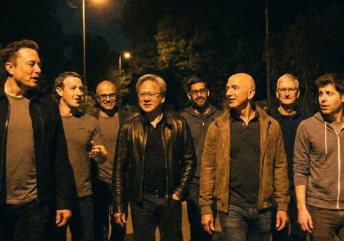 एआईले प्राविधिक अर्बपतिहरूलाई एकै ठाउँमा ल्यायो; तस्बिरहरू सामाजिक सञ्जालमा भाइरल