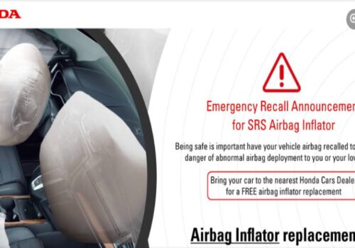 Syakar Trading announces safety recall for Honda Models (2001-2014) with free airbag replacement
