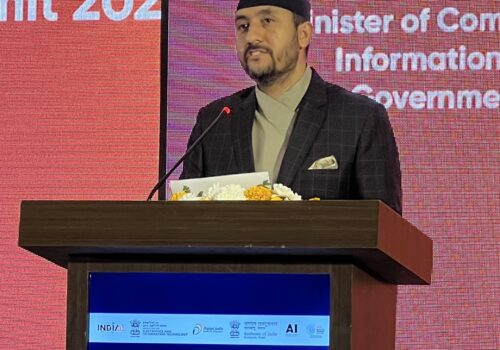 समग्र विकासका लागि एआई अपरिहार्य : सञ्चारमन्त्री खरेल