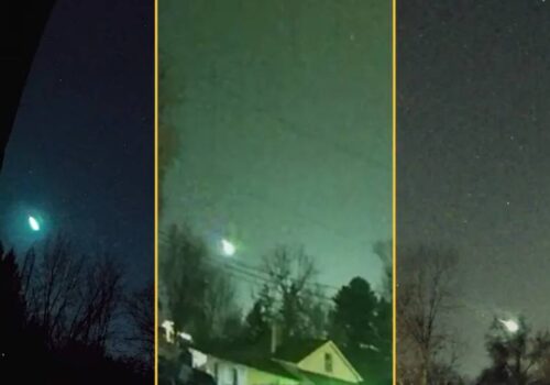 एक लाख माइल प्रतिघण्टाको  गतिमा आएको उल्कापिण्डको टुक्रा अमेरिकाको ग्रेट लेक्स क्षेत्रमा यसरी विस्फोट भयो