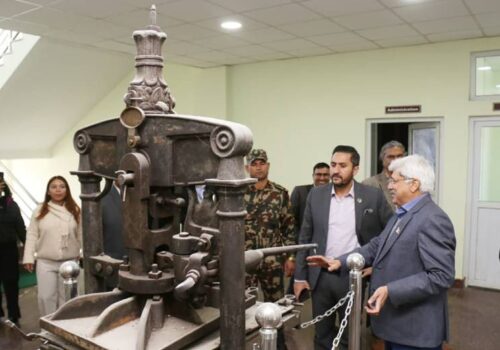 सञ्चारमन्त्री खरेलद्वारा आमसञ्चार केन्द्रीय विभागको अवलोकन: ‘डिजिटल मिडिया प्रडक्सन’ र ‘फिल्म स्टडिज’ को पठनपाठन छिट्टै सुरु गरिने