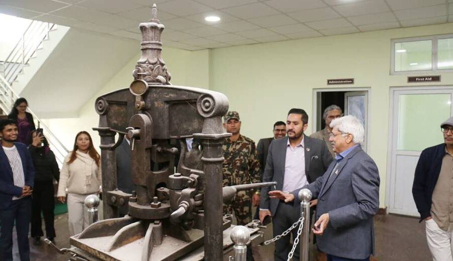 सञ्चारमन्त्री खरेलद्वारा आमसञ्चार केन्द्रीय विभागको अवलोकन: ‘डिजिटल मिडिया प्रडक्सन’ र ‘फिल्म स्टडिज’ को पठनपाठन छिट्टै सुरु गरिने