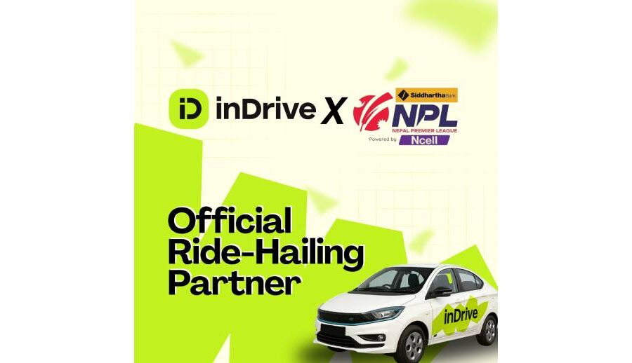 इनड्राइभ नेपाल प्रिमियर लिग २०२५ को आधिकारिक राइड–हेलिङ पार्टनर