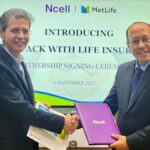 एनसेलका डाटा प्याक प्रयोगकर्ताहरुलाई मेटलाइफको बीमा सुरक्षा