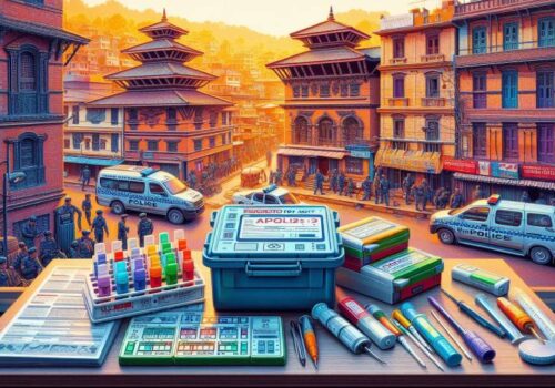 सिरहाको नवराजपुर गाउँपालिकाद्वारा प्रहरीलाई लागुऔषध परीक्षण कीट हस्तान्तरण