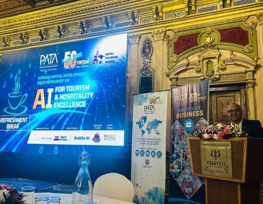 “एआई फर टुरिज्म एण्ड हस्पिटालिटी एक्सिलेन्स” तालिम काठमाडौंमा सुरु