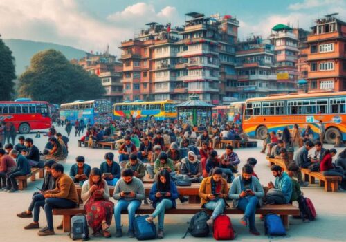 नयाँबसपार्कमा निःशुल्क इन्टरनेट सेवा चलाउन पाएसँगै यात्रुमा खुसी