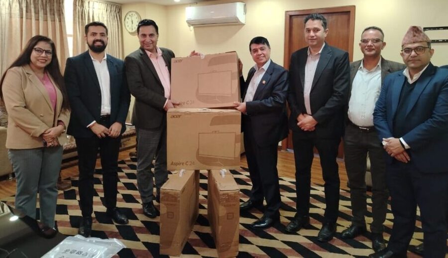 उद्योग वाणिज्य महासंघद्वारा उद्योग विभागलाई कम्प्युटर सहयोग