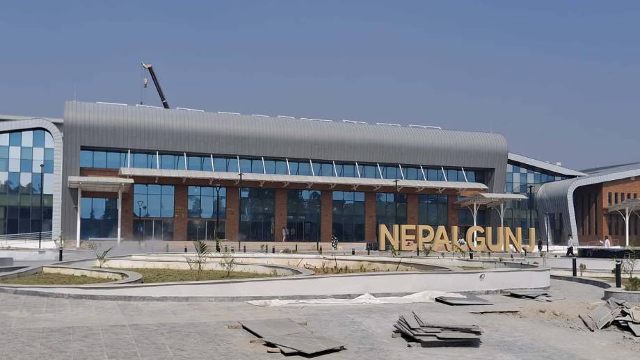 नेपालगञ्ज विमानस्थलमा अत्याधुनिक प्रविधि र सुविधा समेटिएको ‘टर्मिनल’ भवन