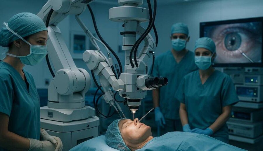चीनमा रोबोटिक उपकरणको सहयोगमा चार हजार किलोमिटर टाढाबाट आँखाको सफल शल्यक्रिया