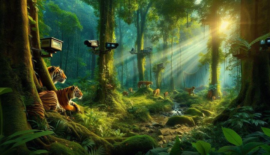 एघार सय अत्याधुनिक क्यामराबाट बाघ गणना गरिँदै