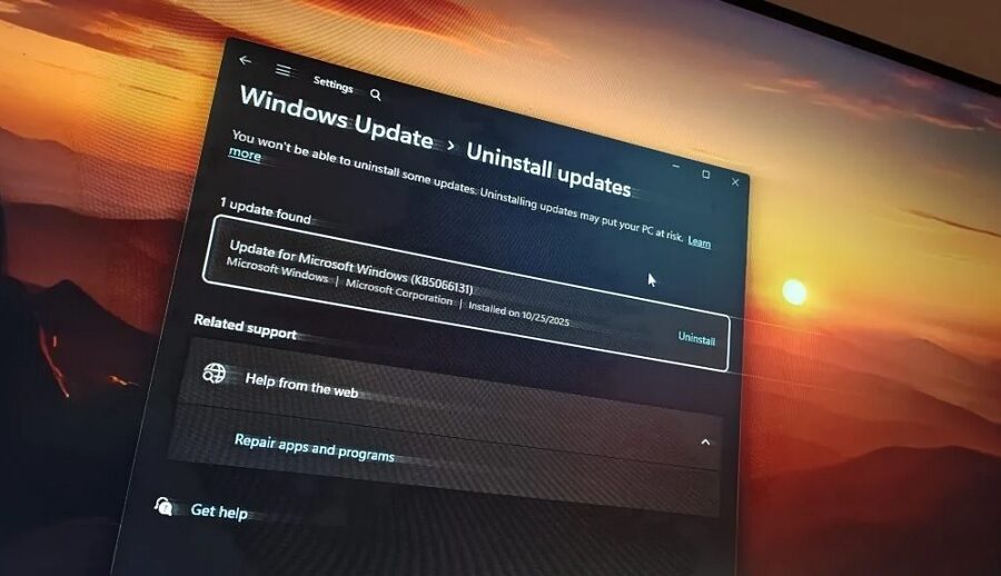 माइक्रोसफ्टको डिसेम्बर अपडेटका कारण विन्डोज ११ मा केही समस्या