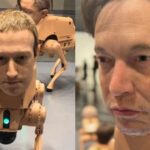 मस्क र जुकरबर्गको अनुहार भएको रोबोटिक कुकुरले सबैको ध्यान आकर्षित गर्दै